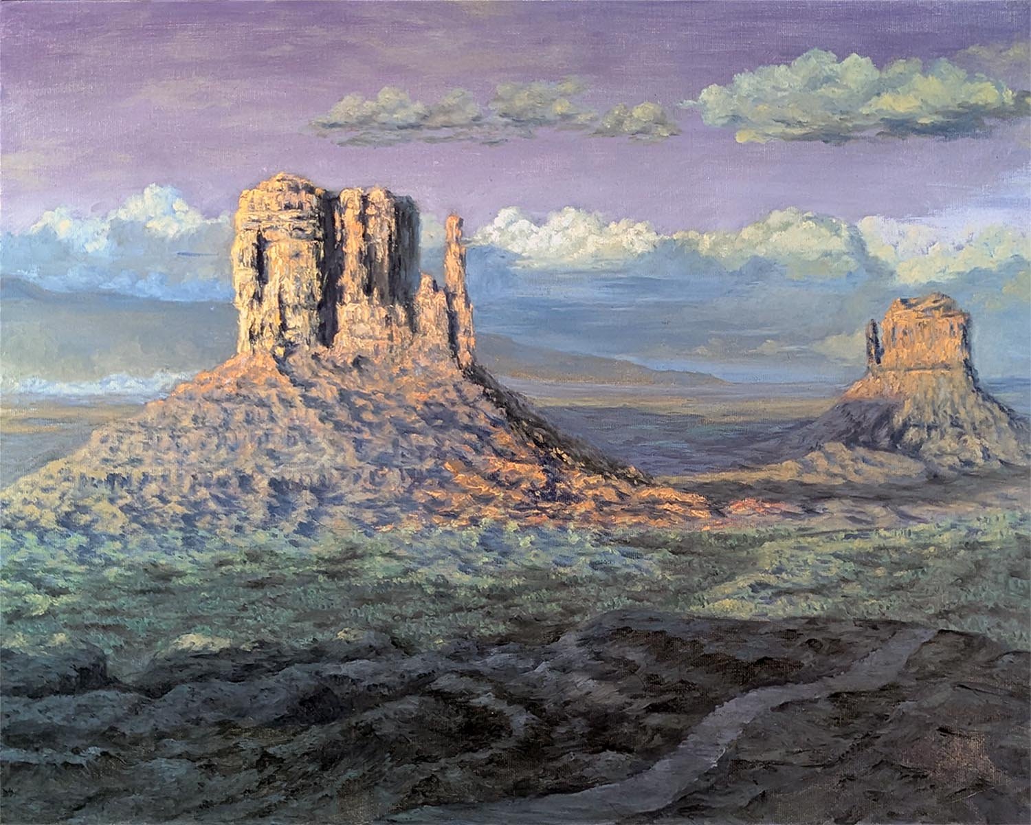 Golden Hour Guardians of Monument Valley