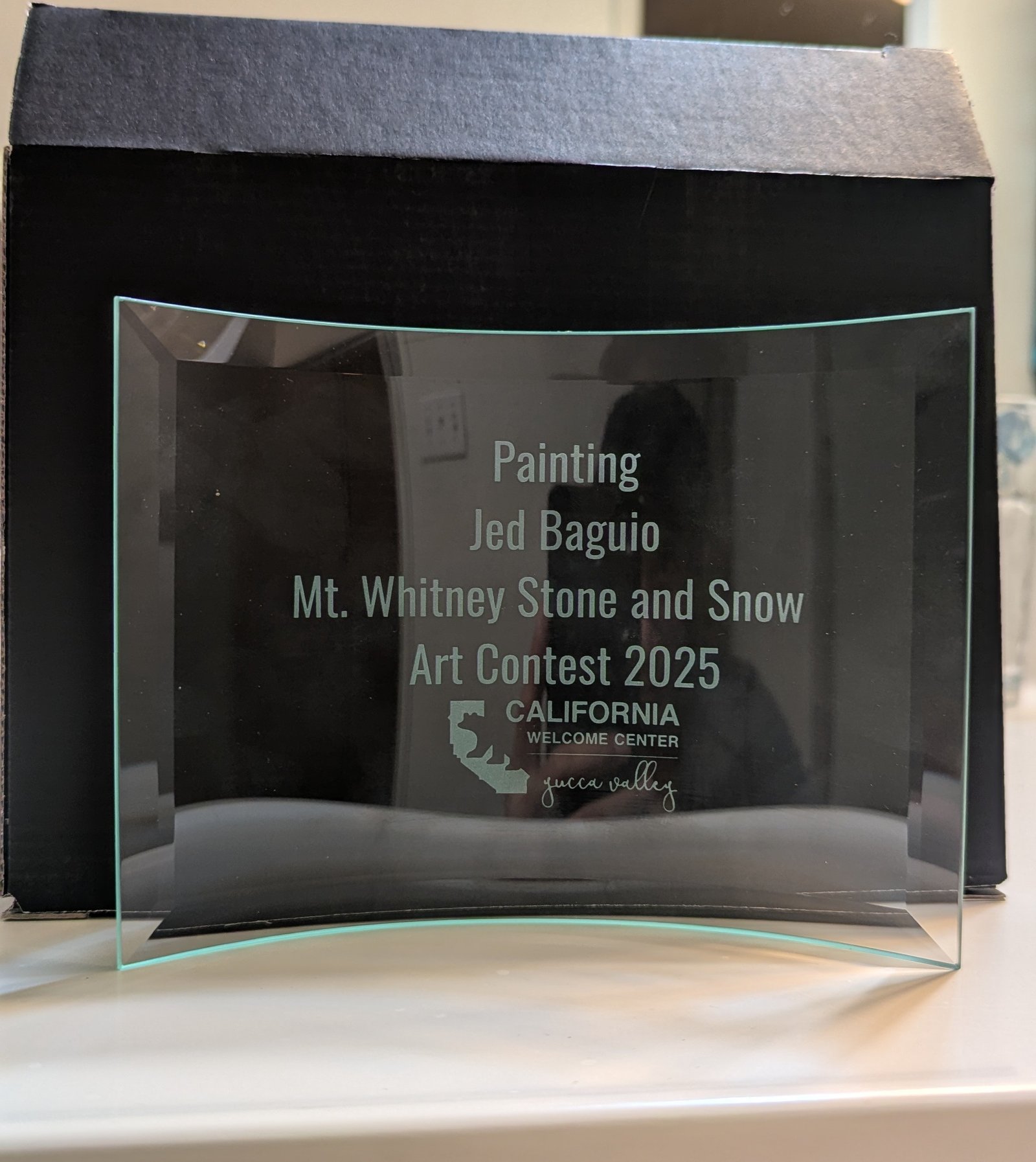 Won Painting Category For California Welcome Center Juried Exhibition (Yucca Valley)